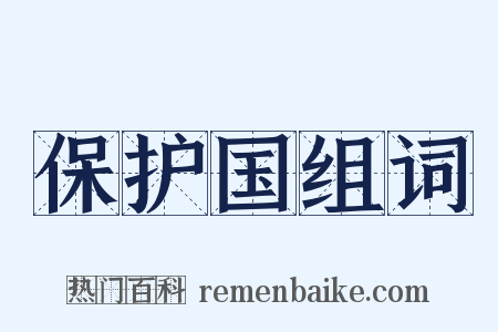 保护国组词是什么意思的图片